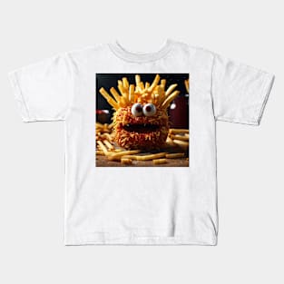 FRENCH fries MONSTER Kids T-Shirt